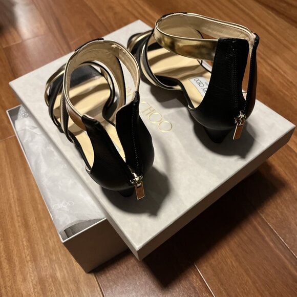 Jimmy Choo wedge shoes 39.5 - Picture 11 of 14